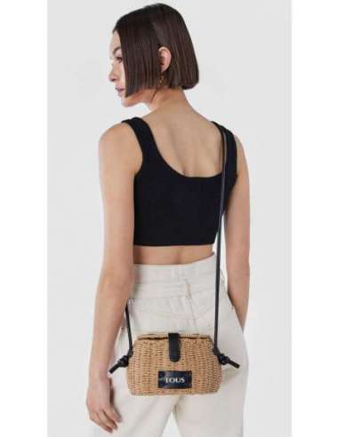 Bandolera de rafia Scoubidou