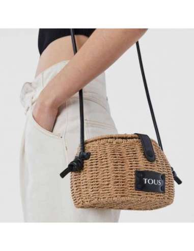 Bandolera de rafia Scoubidou