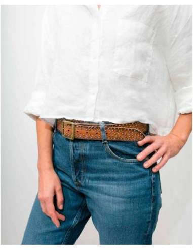 Cinturó BIBA Niagara de pell