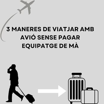 Oblida’t de facturar les teves maletes 🧳, pagar pel teu equipatge de mà i mesurar la motxilla quan és hora de volar!✈️ 

#modesserrano #viatjes #motxilles #equipatgedemà #cabinzero #comerçvilafranca #maletes  #stivibags